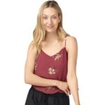 BRUNOTTI GOMBA WOMENS TOP AUBURN RED - تصویر 6