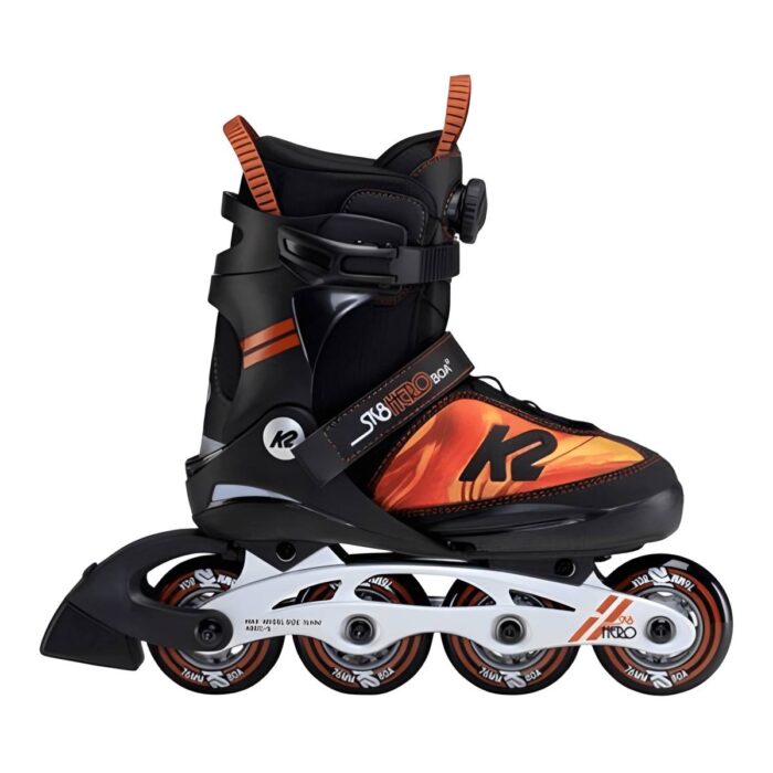 K2 HERO BOA ORANGE INLINE SKATE - تصویر 2