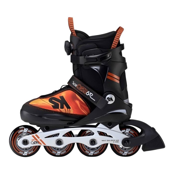 K2 HERO BOA ORANGE INLINE SKATE - تصویر 3