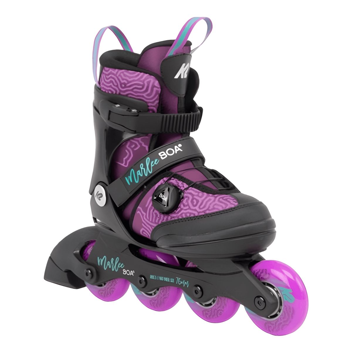 K2 RAIDER BOA PURPLE INLINE SKATE-1 K2 RAIDER BOA PURPLE INLINE SKATE - تصویر 1