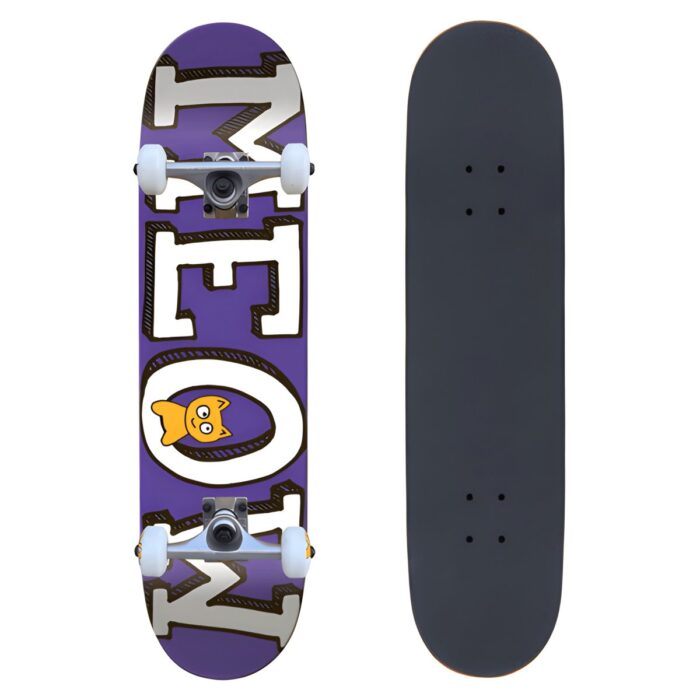 اسکیت برد MEOW TEAL PURPLE - تصویر 2
