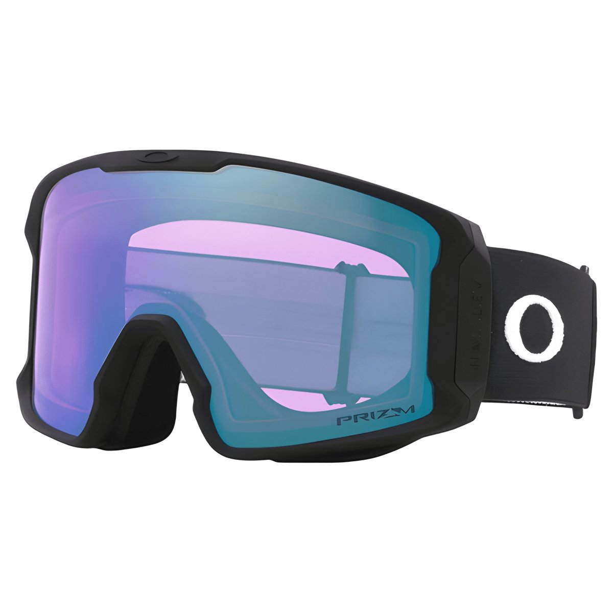 OAKLEY LINE MINER L MATTE BLACK PRIZM SNOW ICED IRIDIUM WOMEN & MEN-1 OAKLEY LINE MINER L MATTE BLACK PRIZM SNOW ICED IRIDIUM - تصویر 1