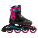 ROLLERBLADE MICROBLADE FREE BLACK PINK - تصویر 2
