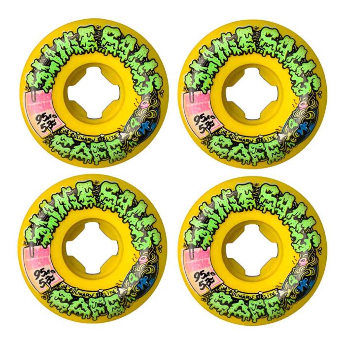 SKATEBOARD 53MM DOUBLE TAKE YELLOW - تصویر 4