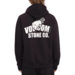 سویشرت BURTON VOLCOM WATANITE ZIP BLACK - تصویر 2