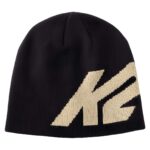 کلاه بافت K2 LARGE JACQUARD BEANIE BLACK 1SZ