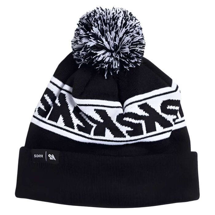 کلاه بافت K2 OLD SCHOOL BEANIE BLACK WHITE 1SZ - تصویر 2