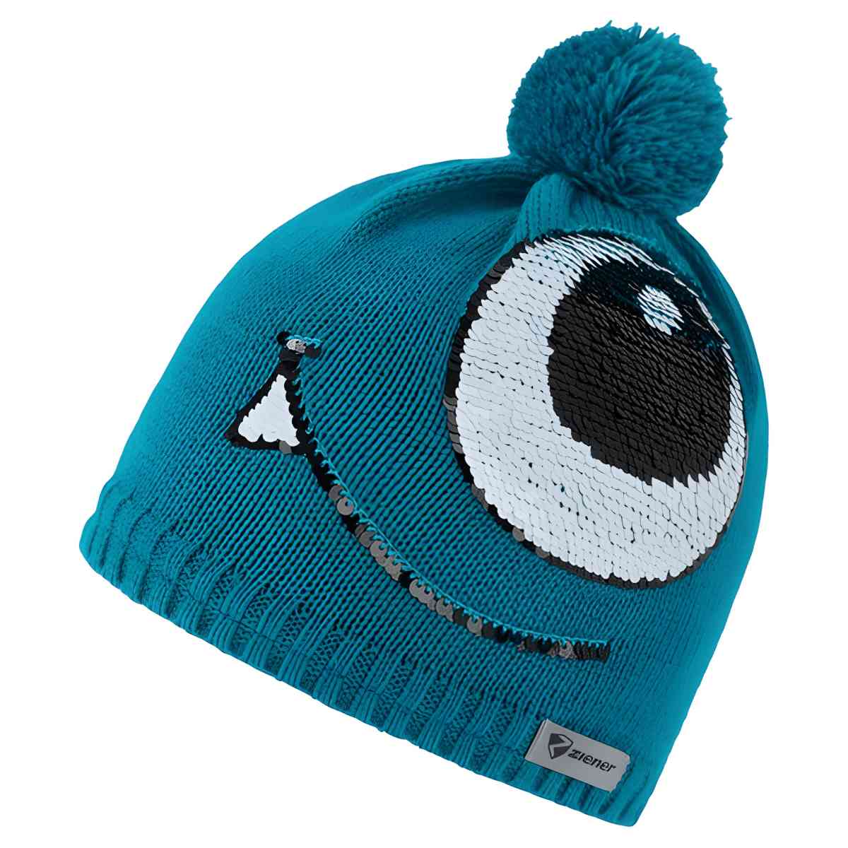 ZIENER IAGO JUNIOR HAT TEAL CRYSTAL-1 کلاه بافت ZIENER IAGO JUNIOR HAT TEAL CRYSTAL - تصویر 1