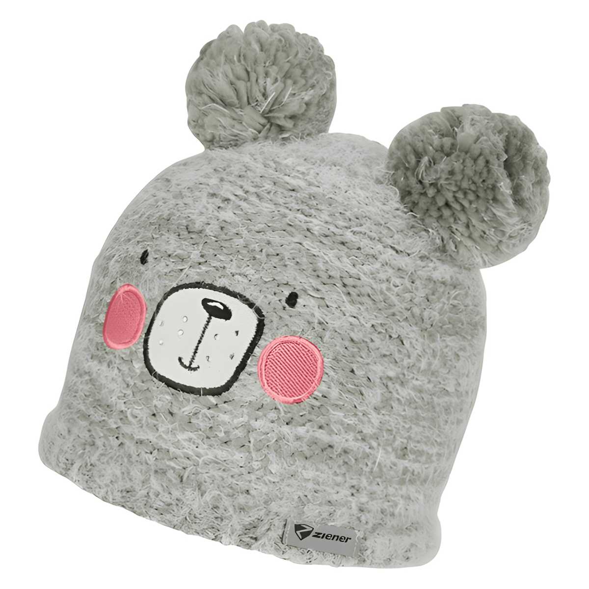 ZIENER IHMCHEN JUNIOR HAT GRAY SEAL-1 کلاه بافت ZIENER IHMCHEN JUNIOR HAT GRAY SEAL - تصویر 1