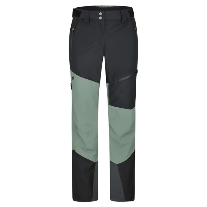 شلوار ZIENER TRESA PANTS FREERIDE BLACK GREEN MUD - تصویر 2