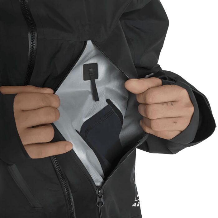 کاپشن ARMADA HAYDON 3L GORE TEX JACKET BLACK - تصویر 7