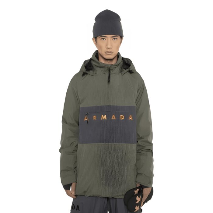 کاپشن ARMADA SALISBURY 2L ANORAK JACK OLIVE ANTHRACITE SIENN - تصویر 3