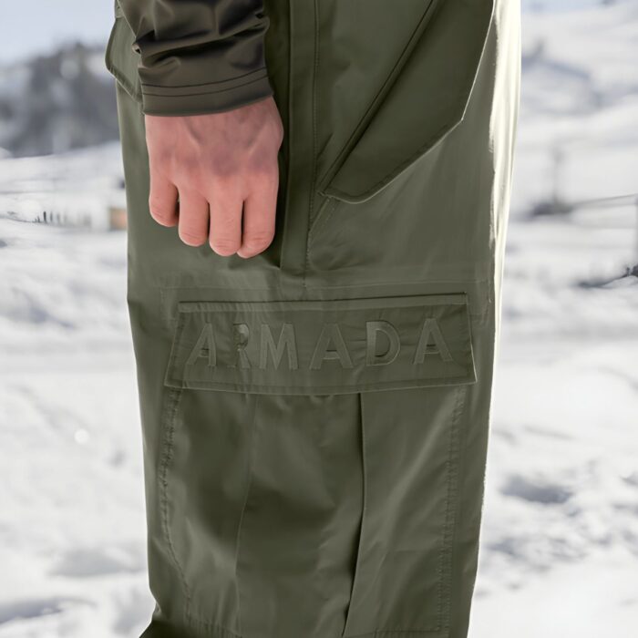 شلوار اسکی ARMADA SUMPTER 2L BIB OLIVE - تصویر 9