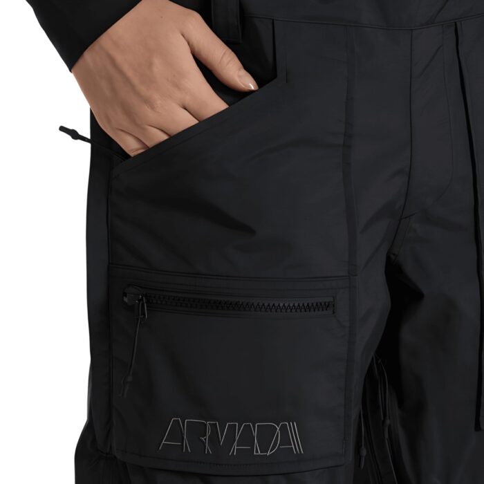 شلوار اسکی ARMADA TALYAH 2L CARGO BIB BLACK - تصویر 9