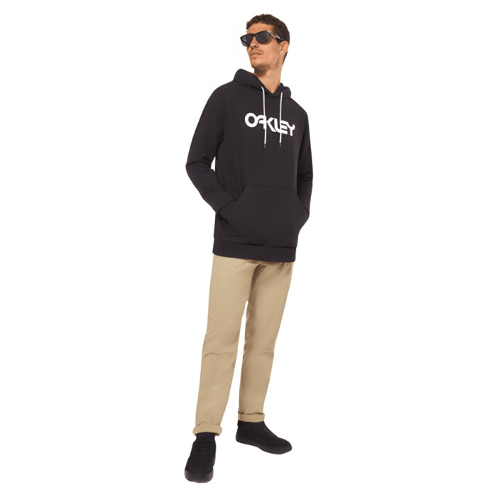 سویشرت OAKLEY B1B PO HOODIE 2.0 BLACK WHITE - تصویر 8